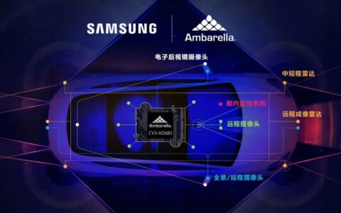 三星电子5纳米工艺由安霸应用于全新汽车Al域控制器芯片