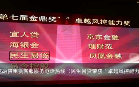 民生易贷荣获“卓越风控能力奖”