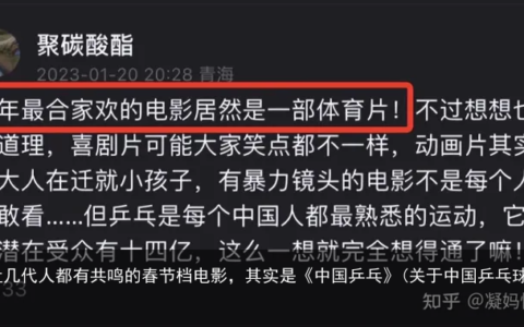 能让几代人都有共鸣的春节档电影，其实是《中国乒乓》(关于中国乒乓球电影)