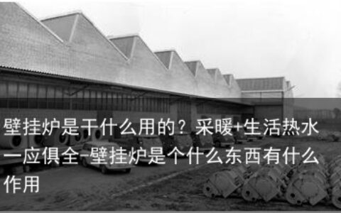 壁挂炉是干什么用的？采暖+生活热水一应俱全-壁挂炉是个什么东西有什么作用