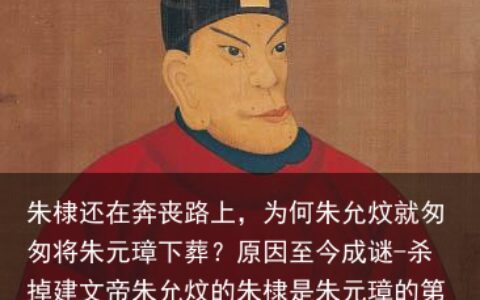 朱棣还在奔丧路上，为何朱允炆就匆匆将朱元璋下葬？原因至今成谜-杀掉建文帝朱允炆的朱棣是朱元璋的第几个儿子