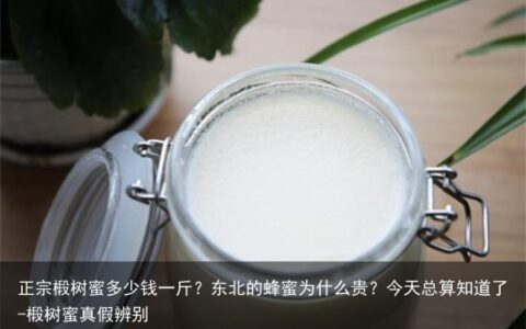正宗椴树蜜多少钱一斤？东北的蜂蜜为什么贵？今天总算知道了-椴树蜜真假辨别
