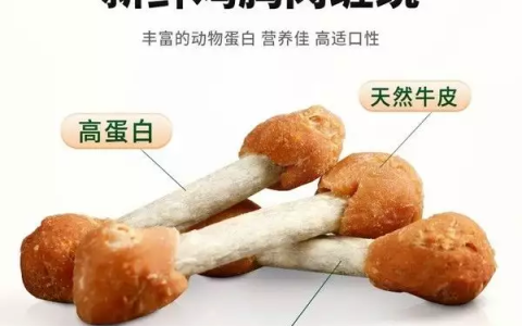 养宠必备！狗狗零食鸡肉哑铃洁齿骨小型犬幼犬泰迪金毛狗狗磨牙棒耐咬