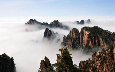 三山五岳“三山”指哪三山，一个在安徽，一个在江西，一个在浙江