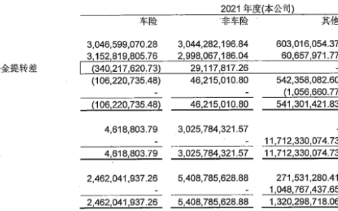 华泰财险2021年净利降6% 车险保费降2成非车保费增4成(华泰保险车险理赔标准)