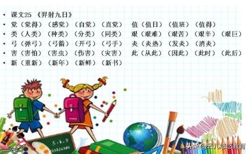 二年级下册语文《写字表》生字组词（5~8单元）-二年级下午语文生字组词和拼音