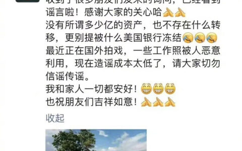 徐峥辟谣“出国转移8.2亿资产被冻结”：工作照被恶意利用（徐峥离职）