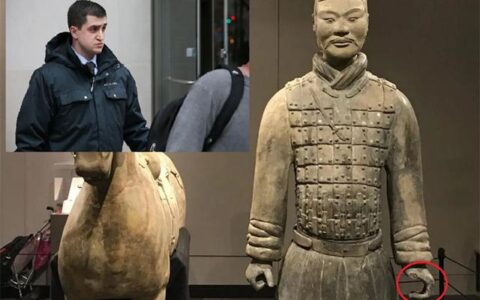 美国男子在掰断兵马俑拇指案中认罪 美检方放弃重判请求（美国人掰断兵马俑被判无罪）