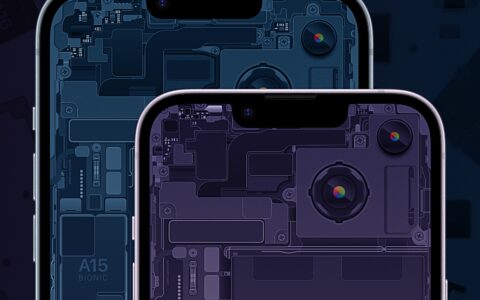 设计师Basic Apple Guy打磨数月 带来iPhone 14机型高精度X光透视壁纸-iphone 14设计图