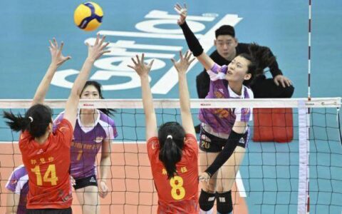 新赛季女排超级联赛开幕 揭幕战天津胜山东-排超天津女排vs深圳