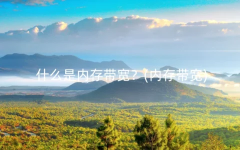 什么是内存带宽？(内存带宽)