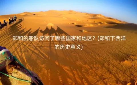 郑和的船队访问了哪些国家和地区？(郑和下西洋的历史意义)