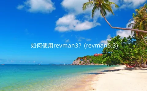 如何使用revman3？(revman5.3)