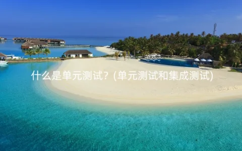 什么是单元测试？(单元测试和集成测试)