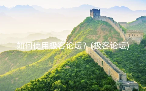 如何使用极客论坛？(极客论坛)