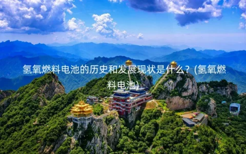 氢氧燃料电池的历史和发展现状是什么？(氢氧燃料电池)