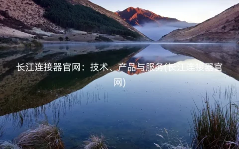 长江连接器官网：技术、产品与服务(长江连接器官网)