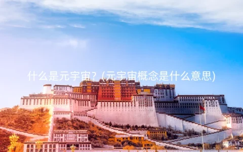什么是元宇宙？(元宇宙概念是什么意思)