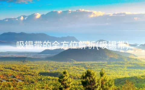 吸锡带的全方位解析(吸锡带)