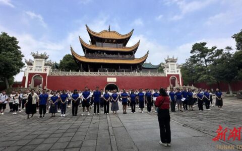 寻根湖湘文化！岳阳楼迎来今年首批省外研学旅行团
