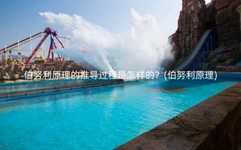 伯努利原理的推导过程是怎样的？(伯努利原理)